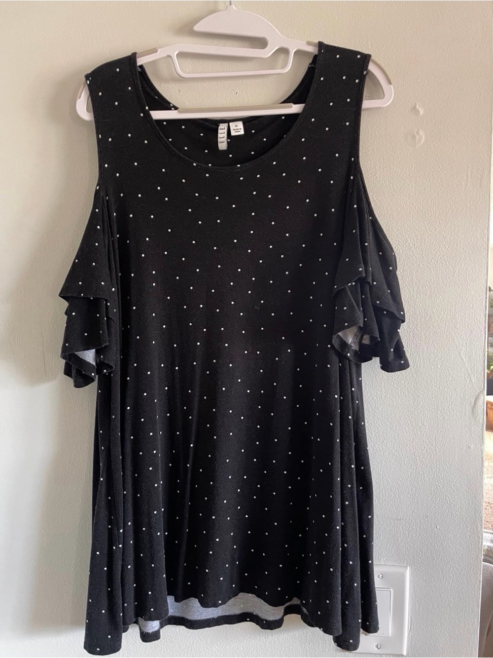 ELLE Cold Shoulder Top